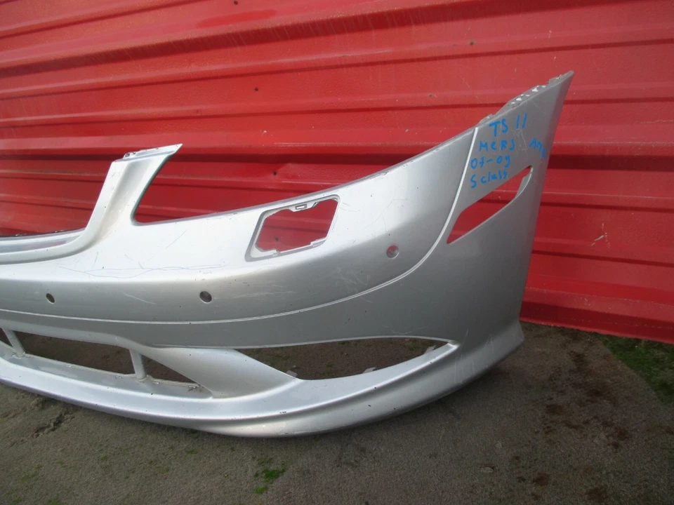 Mercedes-Benz W221 S550 2007 2008 2009 cubierta de parachoques delantero AMG deportivo OEM Foto 2 de 4