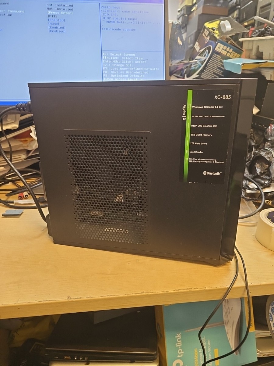 Acer Aspire XC-885 Core i5-9400 @2.90GHz,1TB HDD, 8GB RAM, WiFi