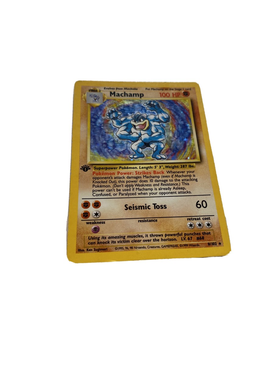 ポケモンカード　旧裏　Machamp 1st edition ポケモンカード 旧裏 Machamp 1st edition ① - メルカリ