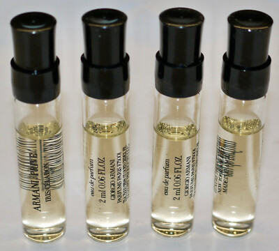 4 x Giorgio Armani/Prive Rose Alexandrie EDT Eau De Toilette 2ml/ 0.06 Oz 