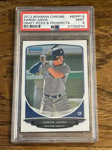 2013 Bowman Draft Chrome AARON JUDGE #BDPP19 PSA 9 MINT Free Shipping!