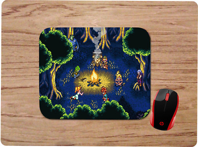CHRONO TRIGGER CAMPING SCENE CUSTOM MOUSE PAD DESK MAT PC GAMING VIRTUAL SCHOOL