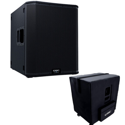 QSC KS118 18'' 3600W Active Subwoofer w/ KS118-CVR Padded Cover