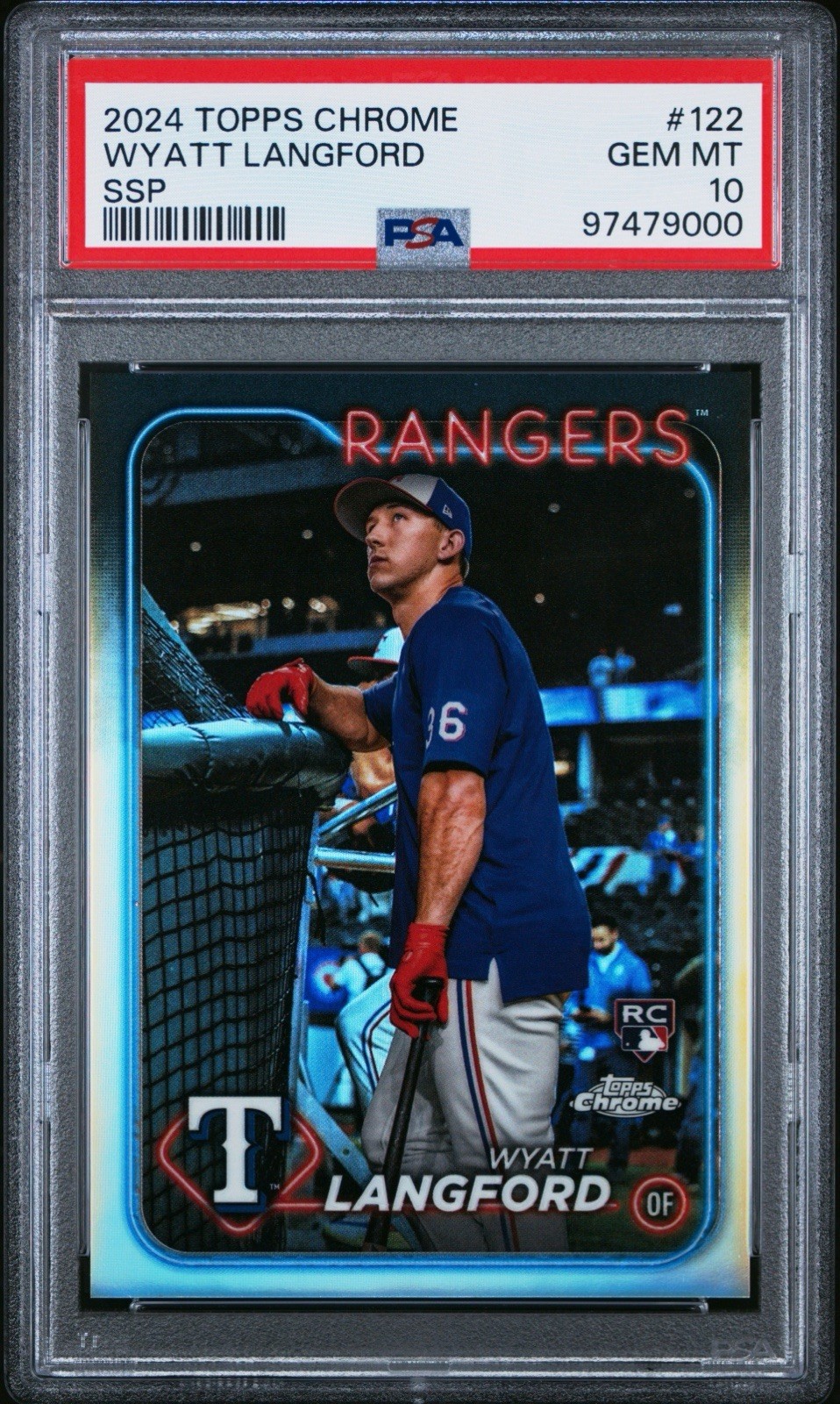 2024 Topps Topps Chrome Ssp #122 Wyatt Langford front