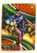 2025 Topps Chrome Tennis Giovanni Mpetshi Perricard Rookie Orange Geometric /25
