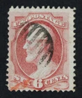 CKStamps: US Stamps Collection Scott#137 6c Lincoln Used CV$500