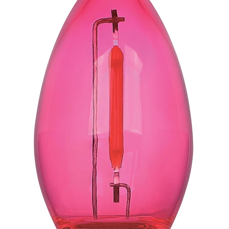 Westinghouse 0.6 Watt (7 Watt Equivalent) Pink C7 Omni Filament LED Light Bulb C - Image 3 of 4