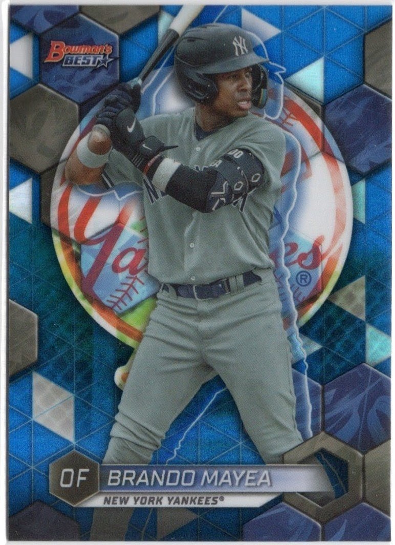 2023 Bowman's Best Top Prospects Blue Refractor Brando Mayea Card RC #TP-16 /150