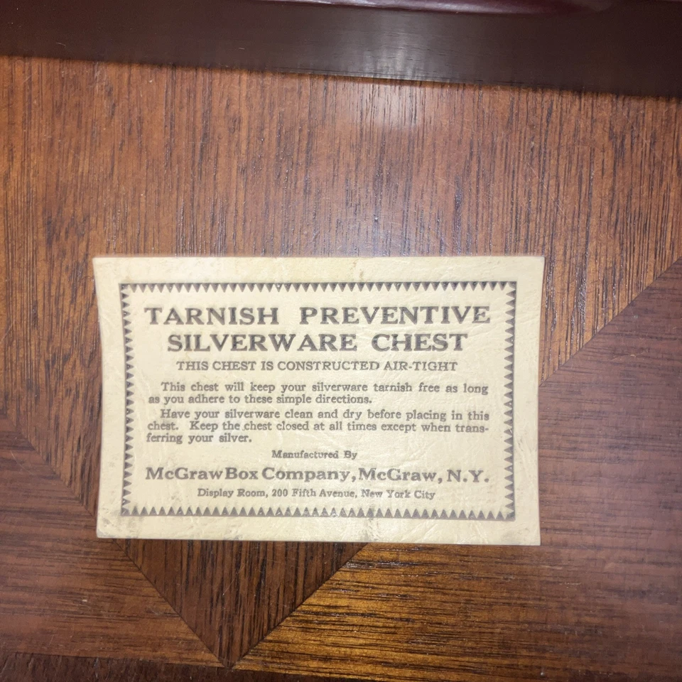 НАБОР СТОЛОВЫХ ПРИБОРОВ REED BARTON DRESDEN ИЗ РОЗОВОГО СЕРЕБРА С сундуком против потускнения КОРОБКА 39 - Изображение 2 из 4