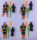 Set of 4 1991  LOOSE Hasbro Cobra 3.75" BATS v2 Complete  Figure