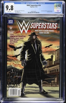 WWE Superstars 10 CGC 9.8  Trish Stratus (Patricia Anne Stratigeas) photo back