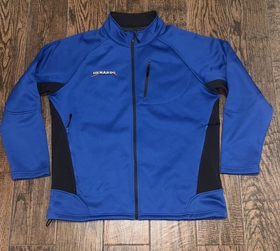 Menards Store Employee Mens Blue Full Zip Jacket Size. XL