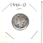 1942-D  MERCURY DIME 90% SILVER  (FREE SHIPPING)