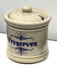 McCoy Pottery Preserves Jelly Jam Jar With Lid USA #1853