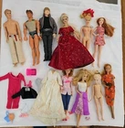 Vintage Barbie Dolls & Misc , Lot Of 10 Plus Lots Of Accessories