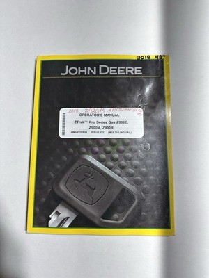 John Deere ZTrak Pro Series Gas Z900E M R Operator's Manual OMUC10539