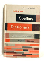 Reference Book Instant Spelling Dictionary 3r...