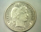 1912 BARBER DIME ABOUT UNCIRCULATED AU NICE ORIGINAL COIN BOBS COINS FAST SHIP