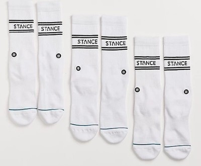 STANCE Casual - Basic 3 Pack Crew - Large