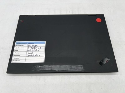 Lenovo ThinkPad X1 Yoga 3rd, Core i7-8550U, 1.80GHz, 8GB RAM, No HDD/OS/Charger
