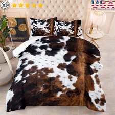 3D Microfiber Comforter Set Cozy Lightweight Soft Bedding W/ Pillow Covers New