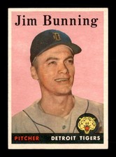 1958 Topps #115 Jim Bunning   EXMT+ X3283463