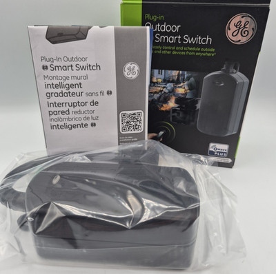 GE Plug-in Z-Wave Outdoor Smart Switch Model ZW4201 Mobil Wireless Control