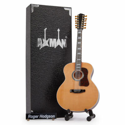Roger Hodgson Gitarre Miniatur Nachbau | Supertramp | Handarbeit Musik Geschenke