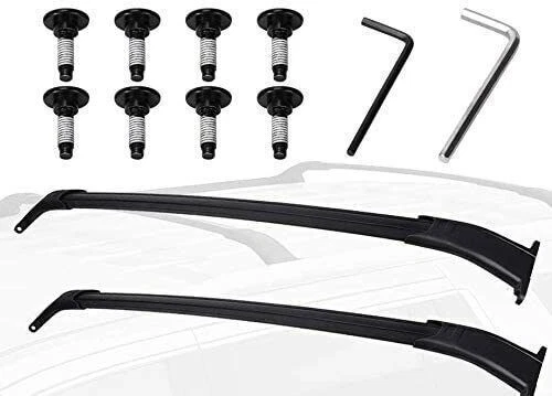 2Pcs Roof Rail Rack Cross Bars Crossbars Fits for 2015-2020 Chevrolet Suburban - Image 4 of 4