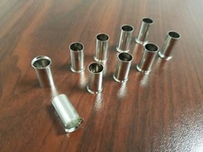 10pcs 2 Gauge Wire Ferrule Amplifier Power 2 AWG Tin Copper Amp uninsulated