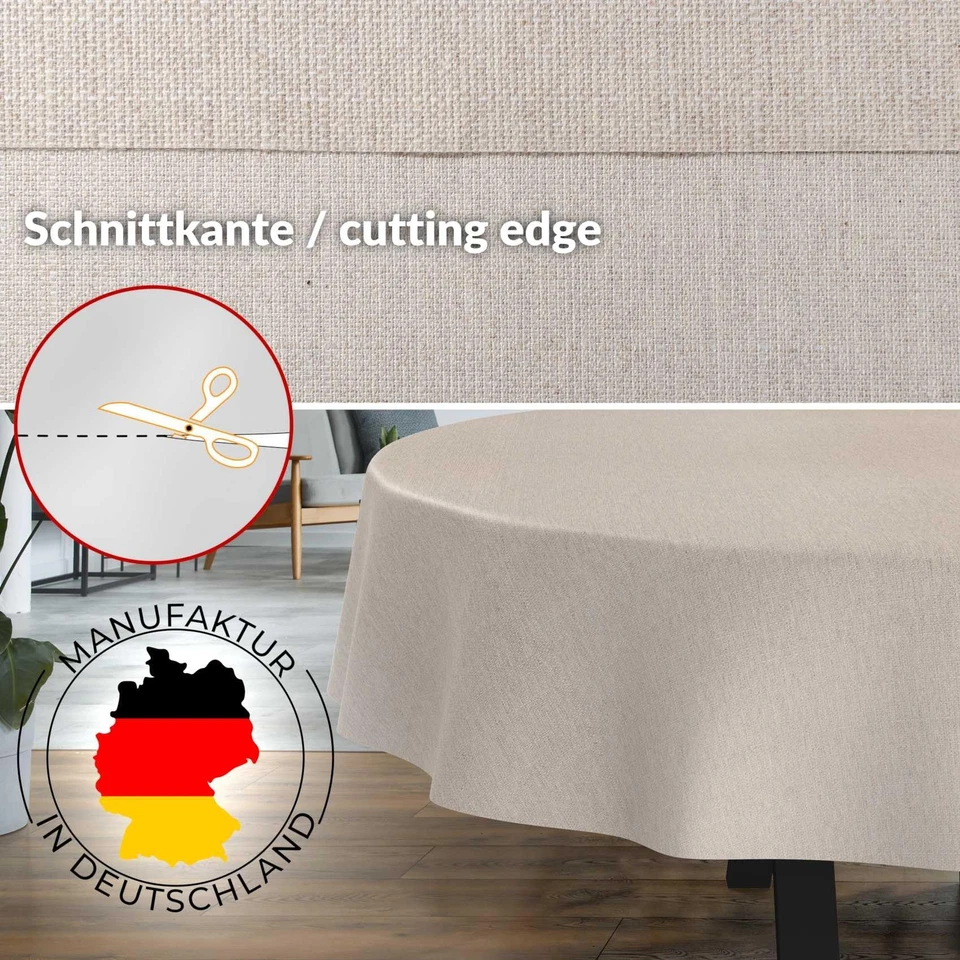 Nappe Textile en Coton Polyester Lavable - Ornement uni - Tissu Jacquard dama... - Photo 3/4