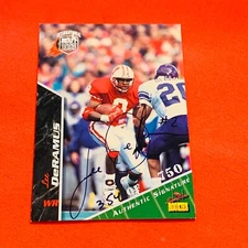 Lee DeRamus .. ROOKIE AUTO .. 354 / 2750 ..  Wisconsin / Saints .. 1995 Signatur