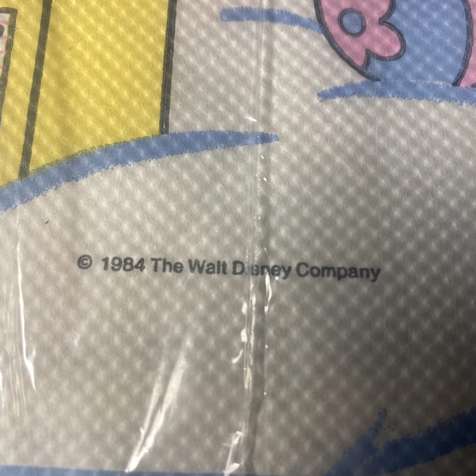 De Colección Disney Minnie Papel Rosa Cubierta de Mesa Baby Shower Fiesta de Cumpleaños 1984 Nuevo de Lote Antiguo Foto 4 de 4