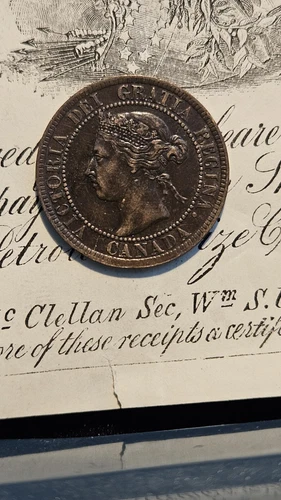 1893 Canada Large Cent — photo from the most recent tracked eBay sale