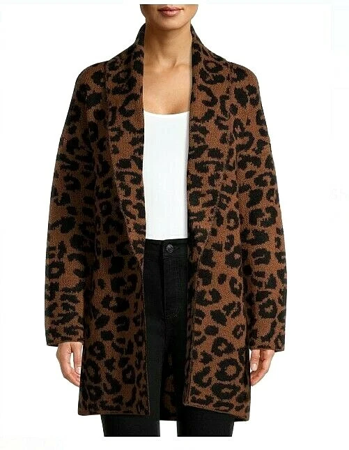 Leopard clearance sweater duster