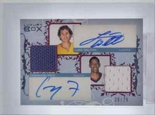 FRYE WALTON 2006-07 TOPPS LUXURY BOX PATCH DUAL AUTOGRAPH AUTO #26/79