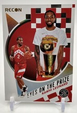 2020-21 Panini Recon #2 Kawhi Leonard Eyes On The Prize Toronto Raptors