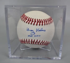 Harry Kalas Phillies Announcer Signed Inscribed HOF 2002 Autographed Baseball