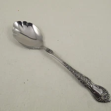 LA FRANCE by INTERNATIONAL Decorator Stainless Steel Sugar Shell Spoon New