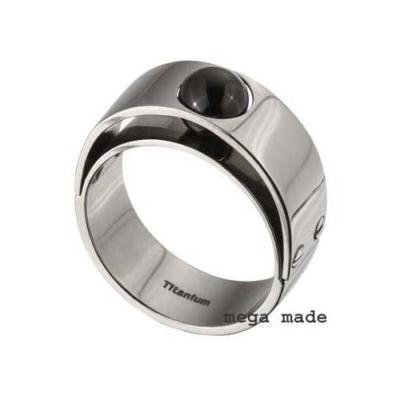 Black Onyx Wedding Band Engagement Titanium Ring Men Fashion Jewerly 7mm  Sz11