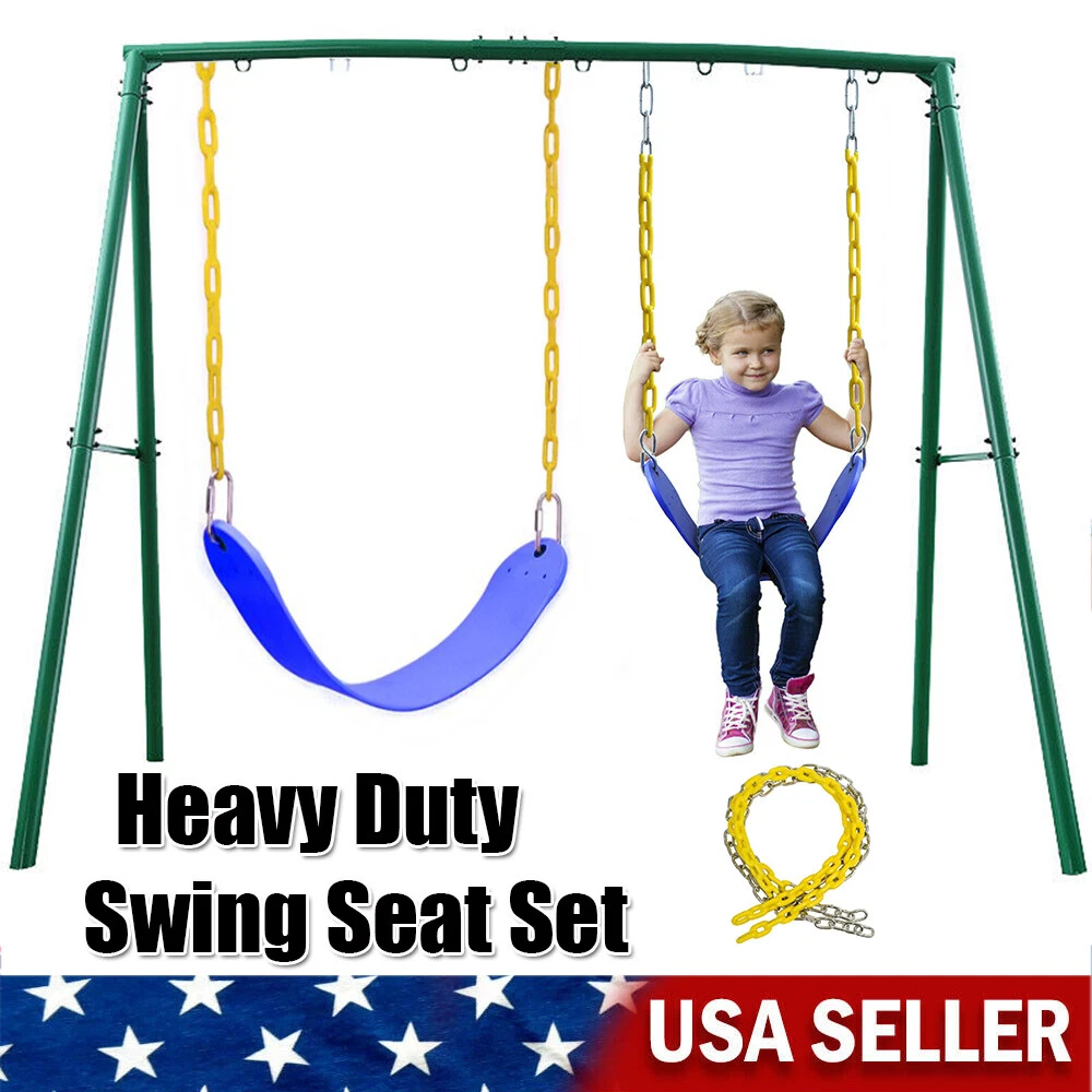 Heavy Duty Swing Seat Swings Set Accessories Replacement Outdoor