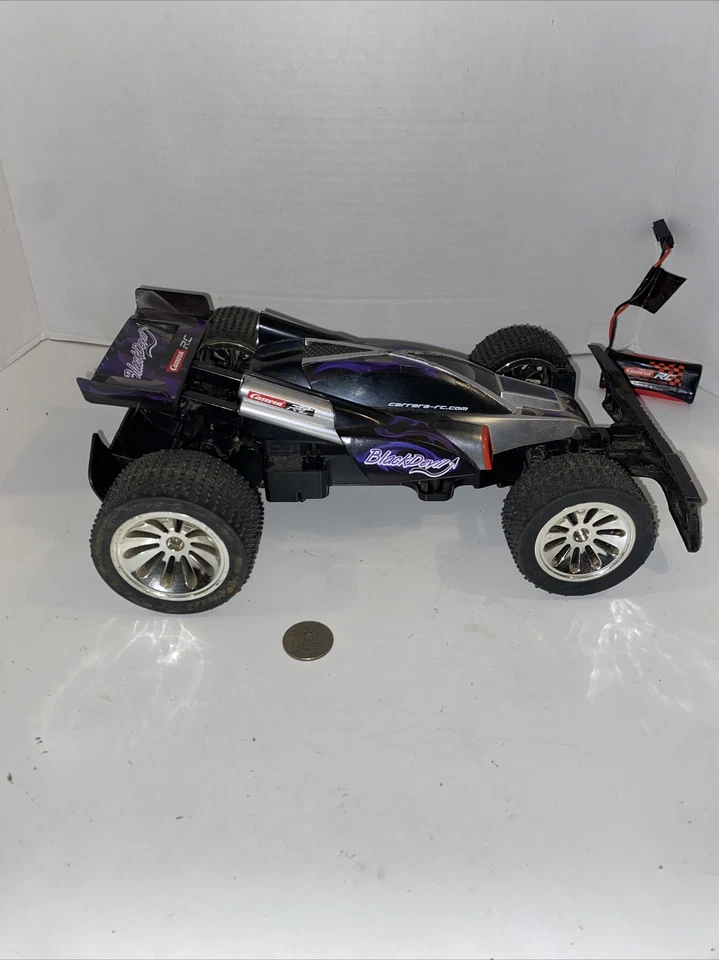 Carrera 162015 1:16 Scale Black Devil, 2.4 GHz Servo Tronic NO Remote PARTS RARE - Image 4 of 4
