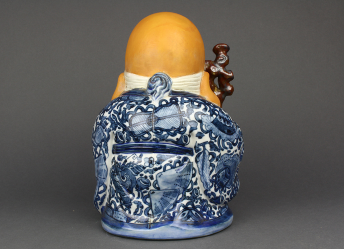 九谷焼Kutani Ware Ceramic Figurine Japanese Old Kutani Ware Old