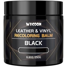 Leather Recoloring Balm  Color Restorer  Black Leather Dye, Paint  Repair ...