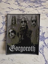 Gorgoroth Large Grey Border Woven Patch
