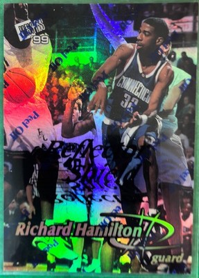 1999 Press Pass Reflectors #7 Richard Hamilton Shield Intact /250 Huskies Piston