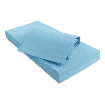 Nappe Anti-Tache TNT Céleste 100x100 CM 25 Pz - Restaurant - Photo 1/4