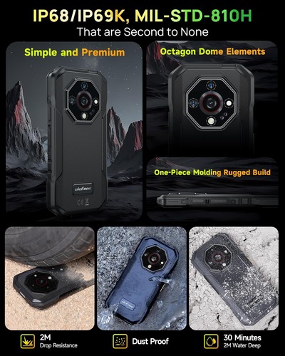 Brand New Ulefone Armor X32 Pro 5G 16+256GB Rugged Smartphone 5.65 inch 5500mAh - Picture 10 of 17