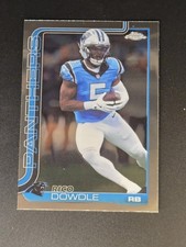 2025 Topps Chrome Football #43 Rico Dowdle Carolina Panthers