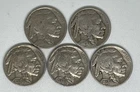 1928 1929-S 1935 1936 1937 Buffalo Nickel Lot of 5